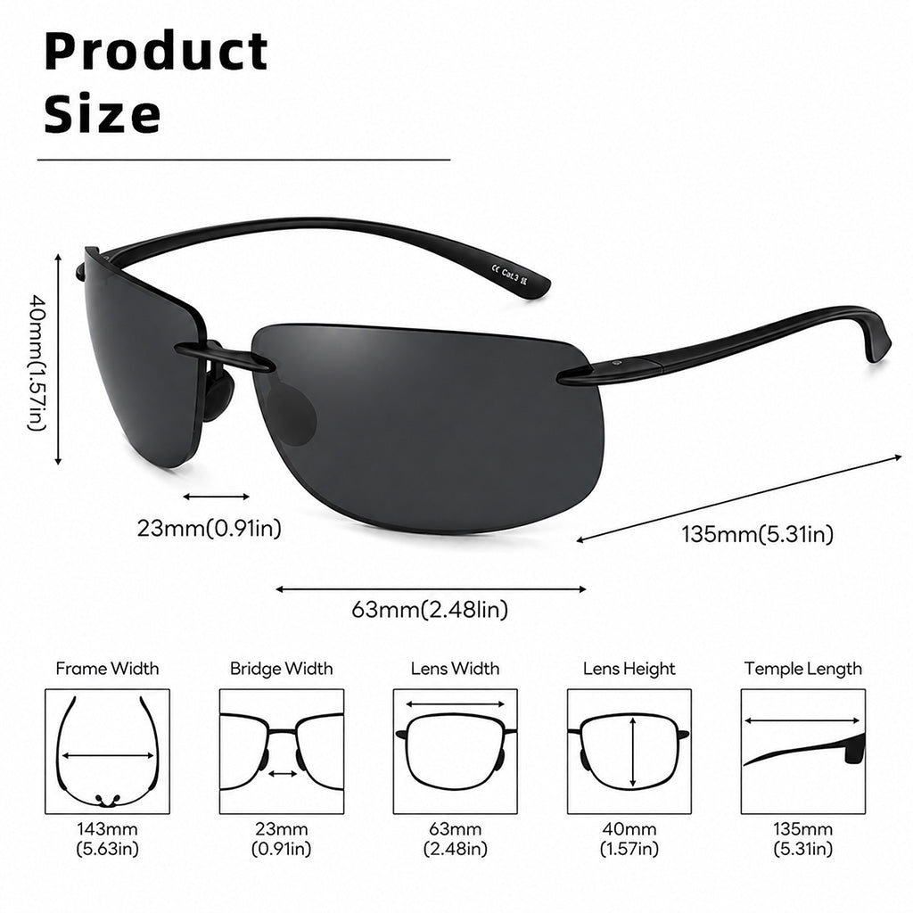 Fink™ | Randlose polarisierte Sonnenbrille (1+1 GRATIS)